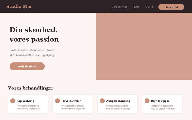 Studio Mia website